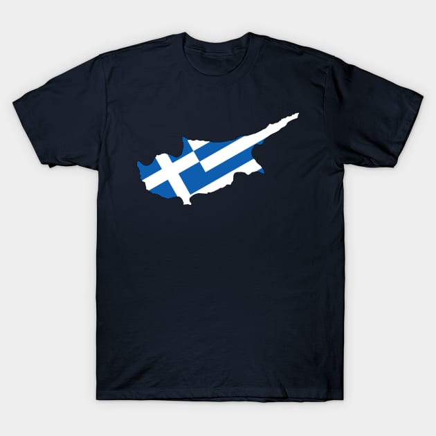 Greece Flag Cyprus Island T-Shirt by Historia